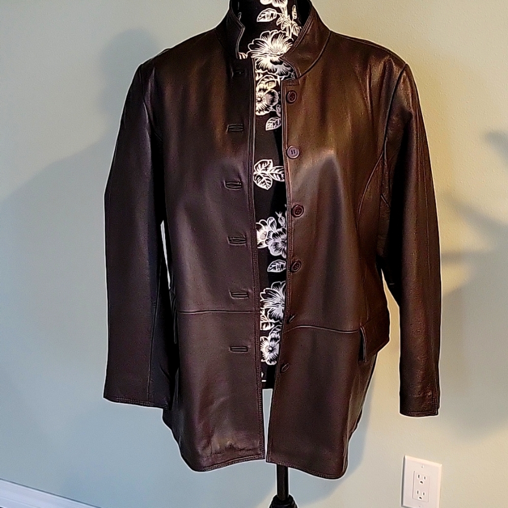 Dialogue Leather Jacket